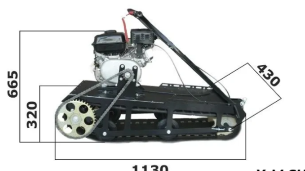 Мотобуксировщик XTREME-MOTORS "Конек-Горбунок" 6.5 л.с. в Тамбове