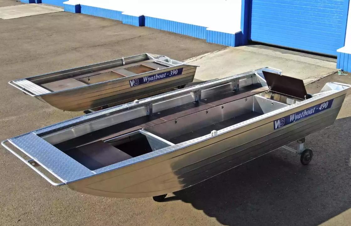 Алюминиевая лодка Wyatboat-490 Jonboat в Тамбове