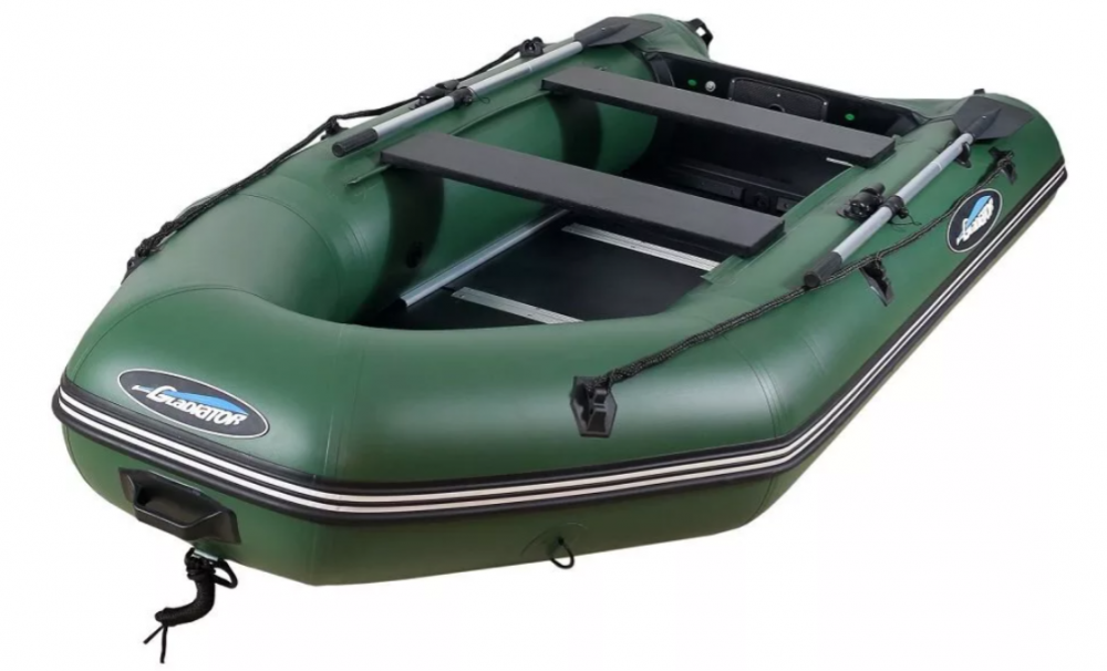 МОТОРНО-ГРЕБНАЯ ЛОДКА ПВХ GLADIATOR А 340 ТК С ФАНЕРНЫМ ПОЛОМ в Тамбове