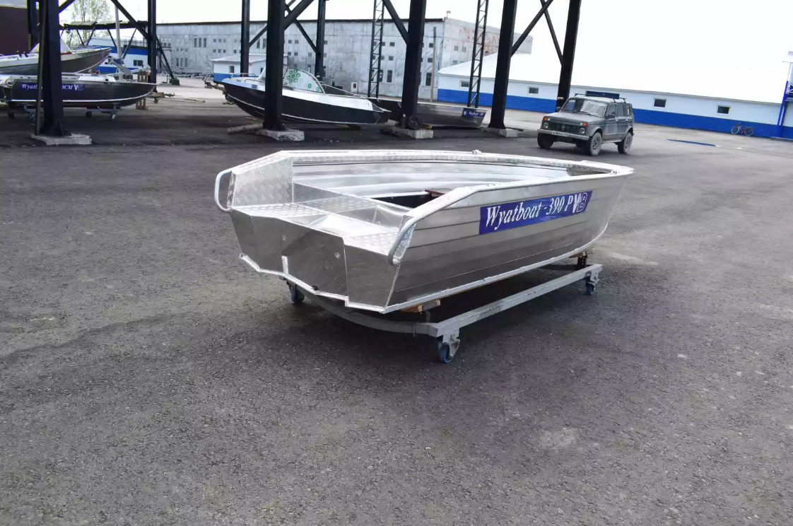 Алюминиевая лодка Wyatboat-390Р Увеличенный борт в Тамбове