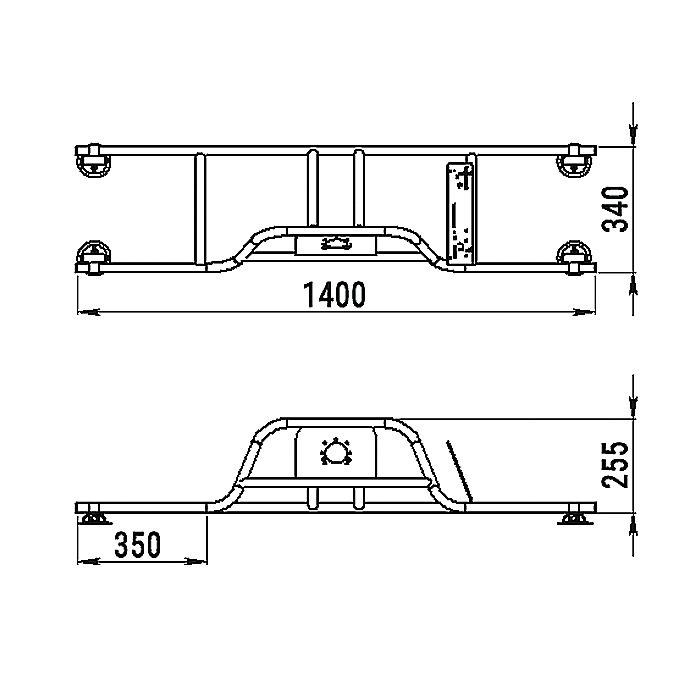 Стойка рулевая с бортовым креплением малая в Тамбове