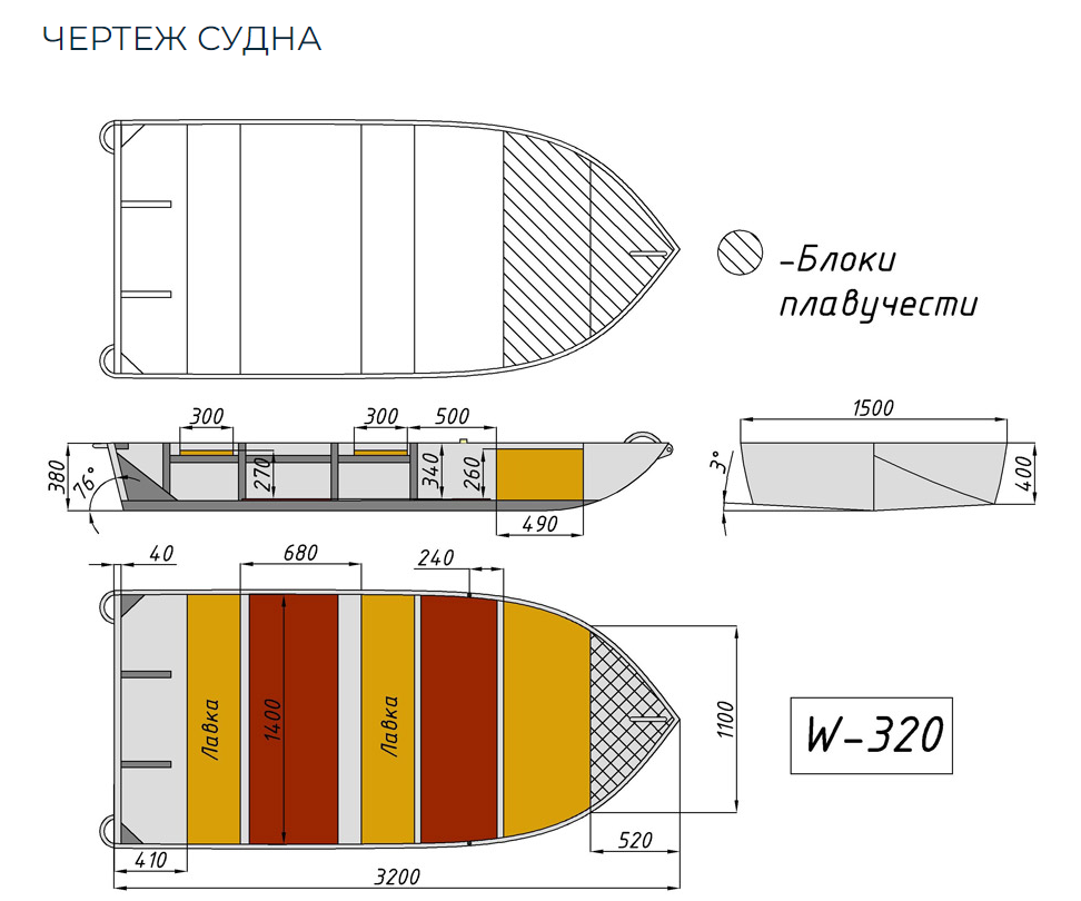 Алюминиевая Wyatboat-320 в Тамбове