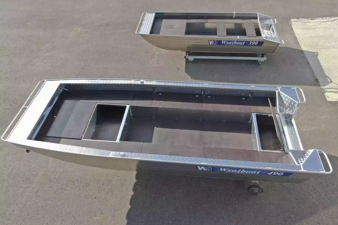 Алюминиевая лодка Wyatboat-490 Jonboat в Тамбове
