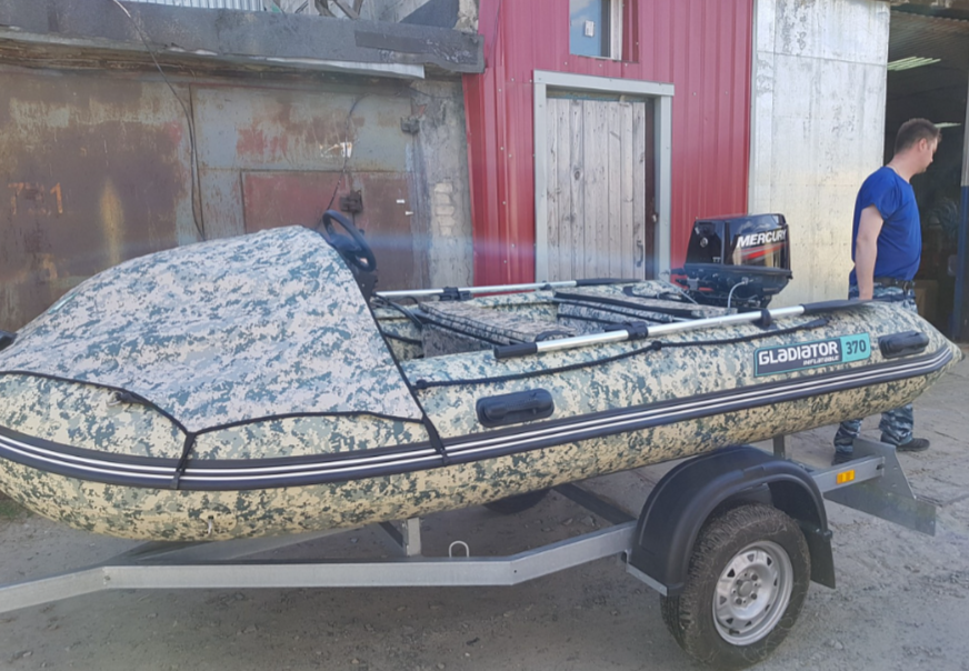 НАДУВНАЯ ЛОДКА GLADIATOR C370AL в Тамбове