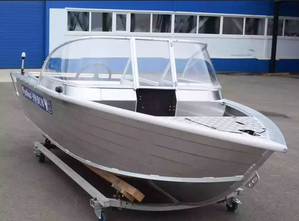 Алюминиевая лодка Wyatboat-390 DCM Увеличенный борт в Тамбове