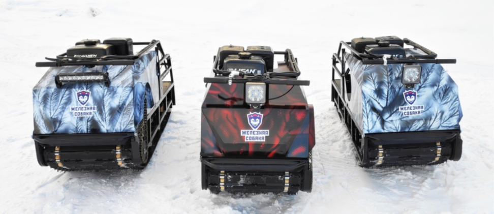 Мотобуксировщик Irondog (Железная собака) M500 15 Камуфляж Охотник в Тамбове