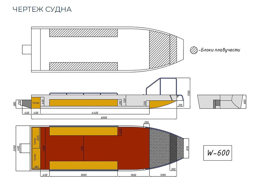 Алюминиевая лодка Wyatboat-600 в Тамбове