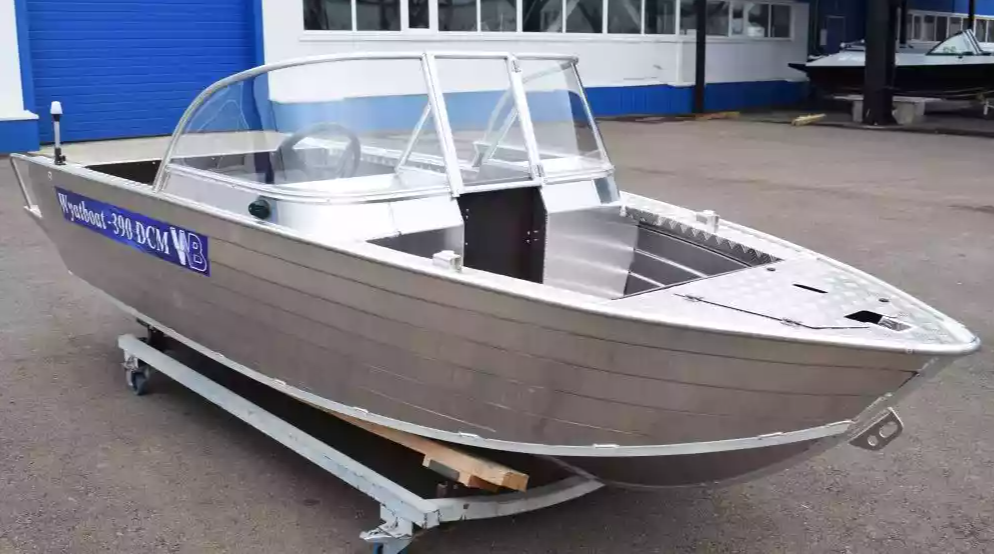Алюминиевая лодка Wyatboat-390 DCM Увеличенный борт в Тамбове