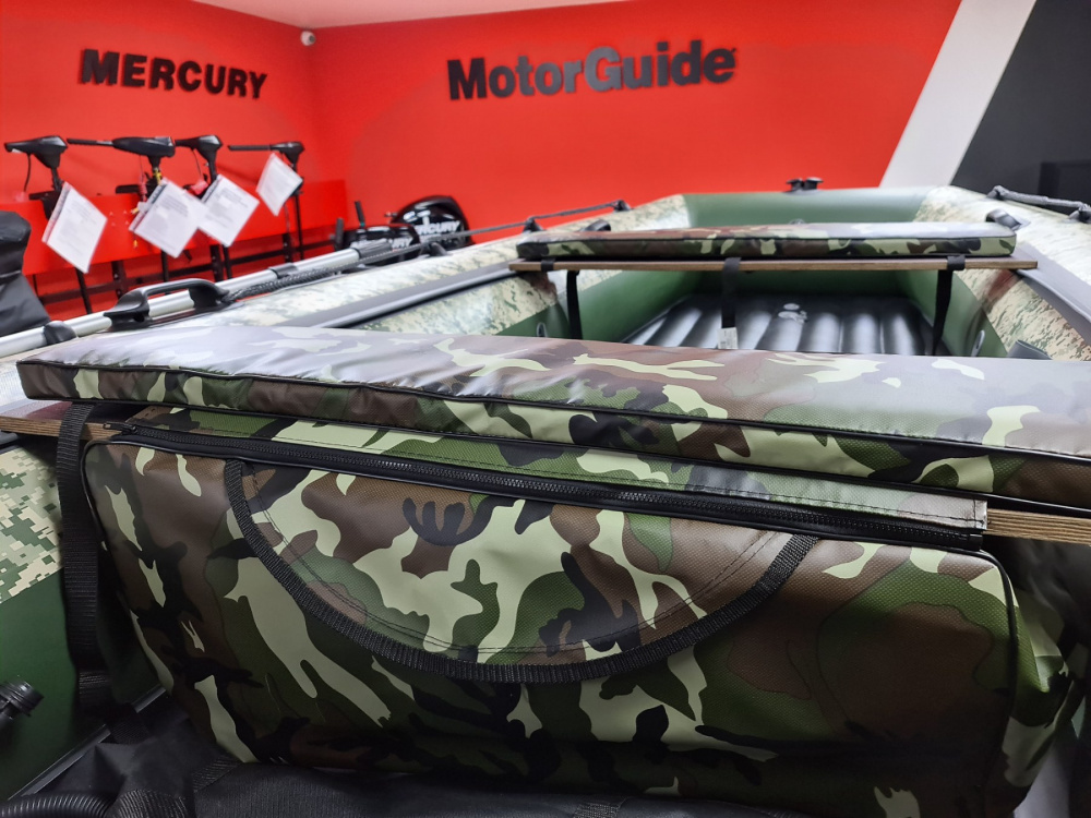 КОМПЛЕКТ МЯГКИХ НАКЛАДОК С СУМКОЙ ДЛЯ ЛОДОК 105Х20 КАМУФЛЯЖ в Тамбове