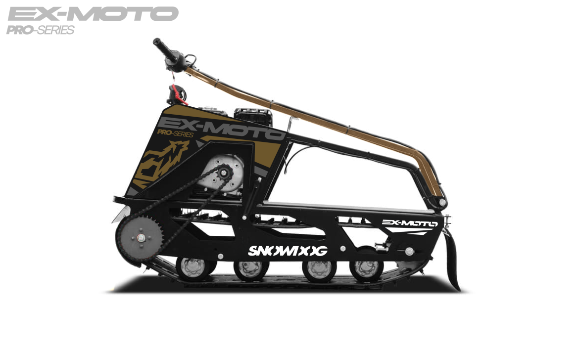 Мотобуксировщик EX-MOTO SNOWDOG S380 8л.с. в Тамбове