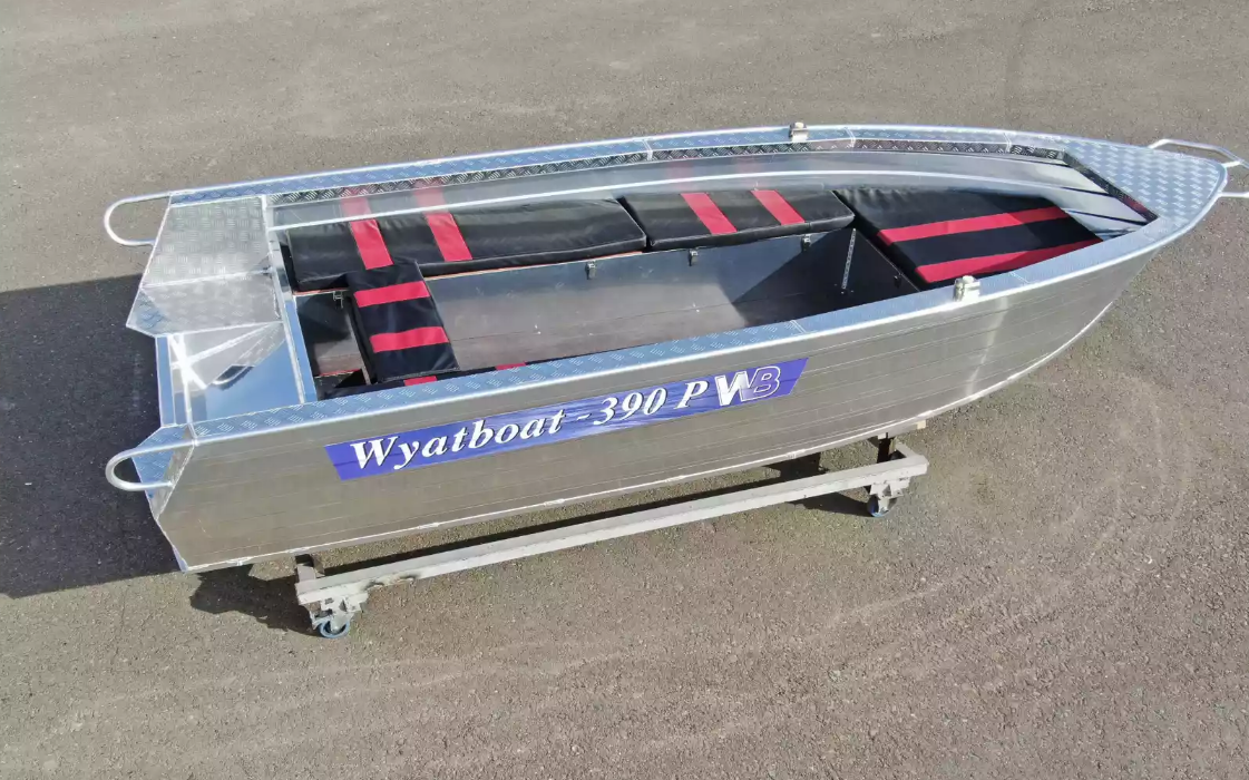 Алюминиевая лодка Wyatboat-390РМ увеличенный борт в Тамбове