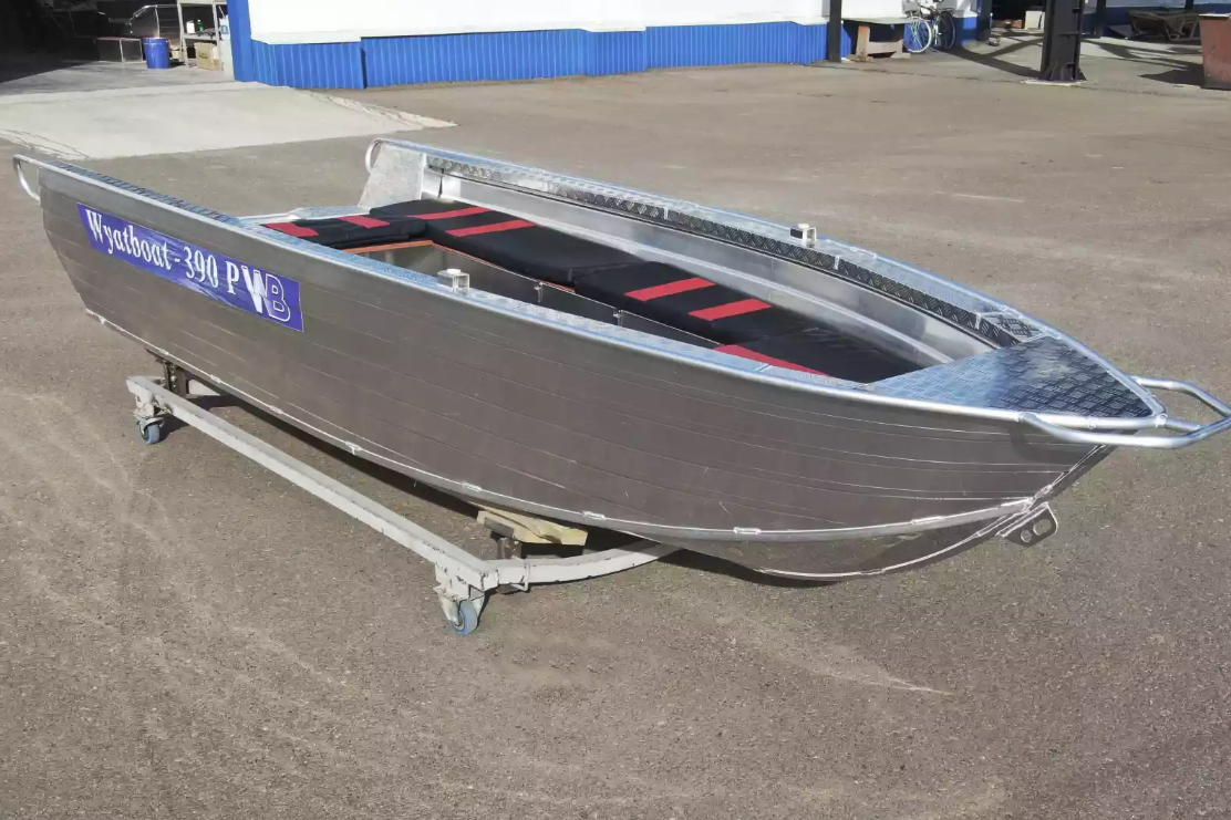 Алюминиевая лодка Wyatboat-390РМ увеличенный борт в Тамбове