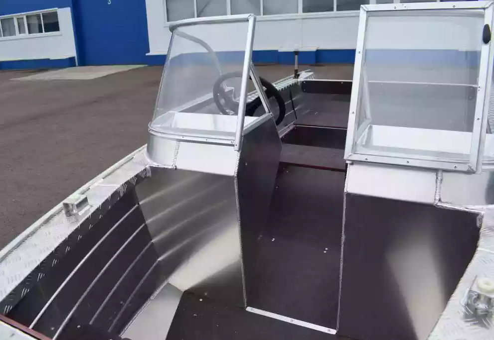 Алюминиевая лодка Wyatboat-390 DCM Увеличенный борт в Тамбове