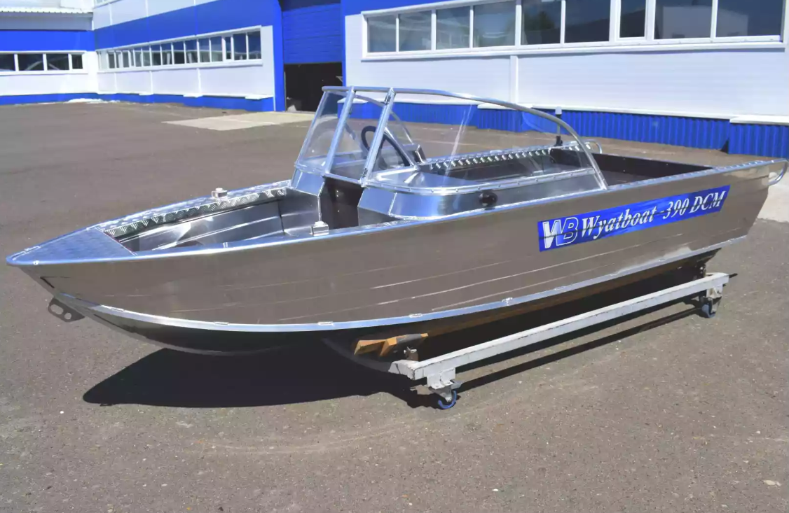 Алюминиевая лодка Wyatboat-390 DCM в Тамбове