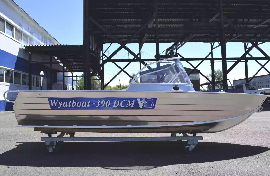 Алюминиевая лодка Wyatboat-390 DCM в Тамбове