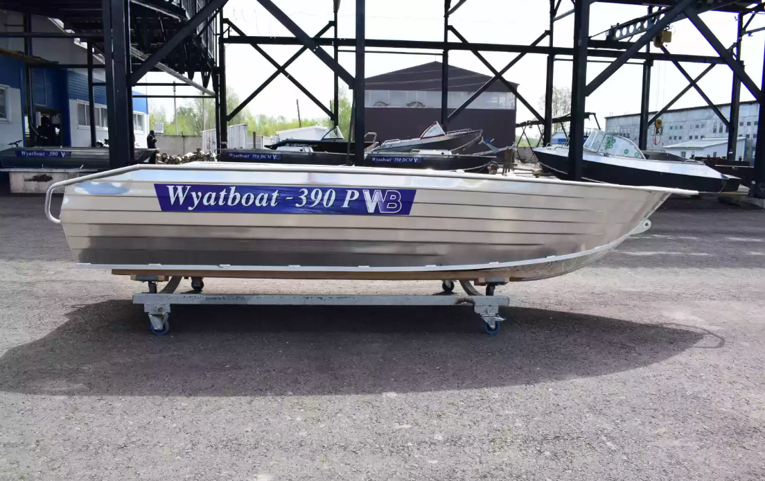 Алюминиевая лодка Wyatboat-390Р Увеличенный борт в Тамбове