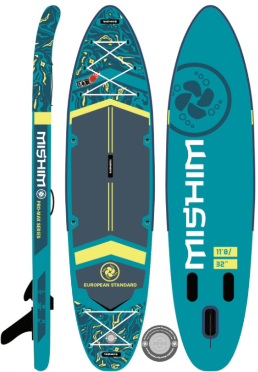 SUP (САП) Доска MISHIMO PRO-MAX Light Teal 11’ (335см) в Тамбове