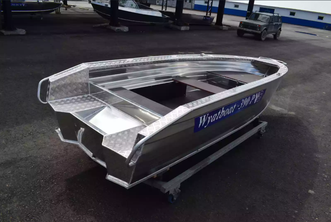 Алюминиевая лодка Wyatboat-390Р Увеличенный борт в Тамбове