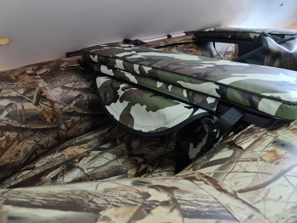 КОМПЛЕКТ МЯГКИХ НАКЛАДОК С СУМКОЙ ДЛЯ ЛОДОК 80Х20 КАМУФЛЯЖ в Тамбове