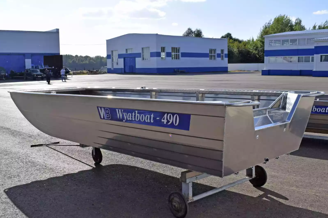 Алюминиевая лодка Wyatboat-490 Jonboat в Тамбове