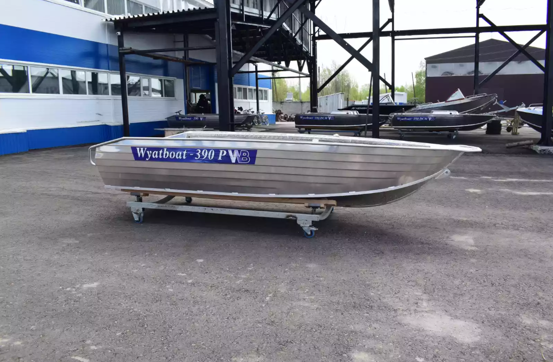 Алюминиевая лодка Wyatboat-390Р Увеличенный борт в Тамбове