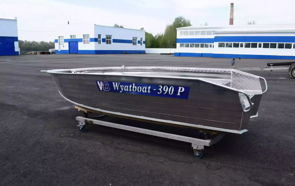 Алюминиевая лодка Wyatboat-390Р Увеличенный борт в Тамбове