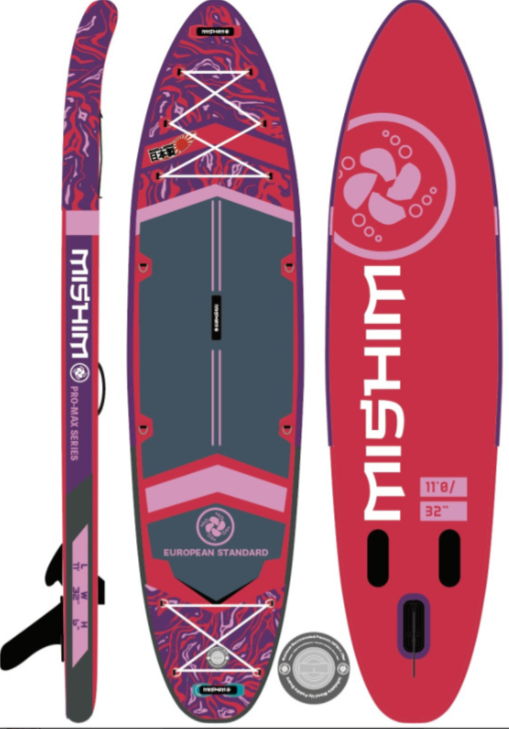 SUP (САП) Доска MISHIMO PRO-MAX Viva Magenta 10.6’ (320см) в Тамбове