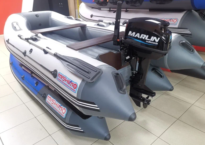 КОМПЛЕКТ ЛОДКА MISHIMO LITE 335 + МОТОР 9,8 Л.С. в Тамбове