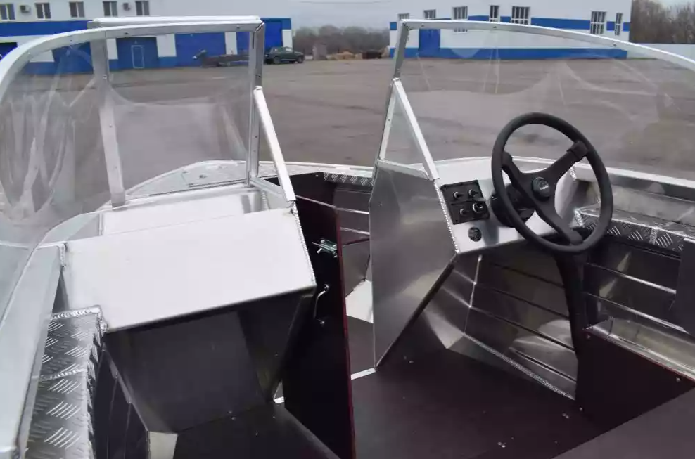 Алюминиевая лодка Wyatboat-390 DCM Увеличенный борт в Тамбове