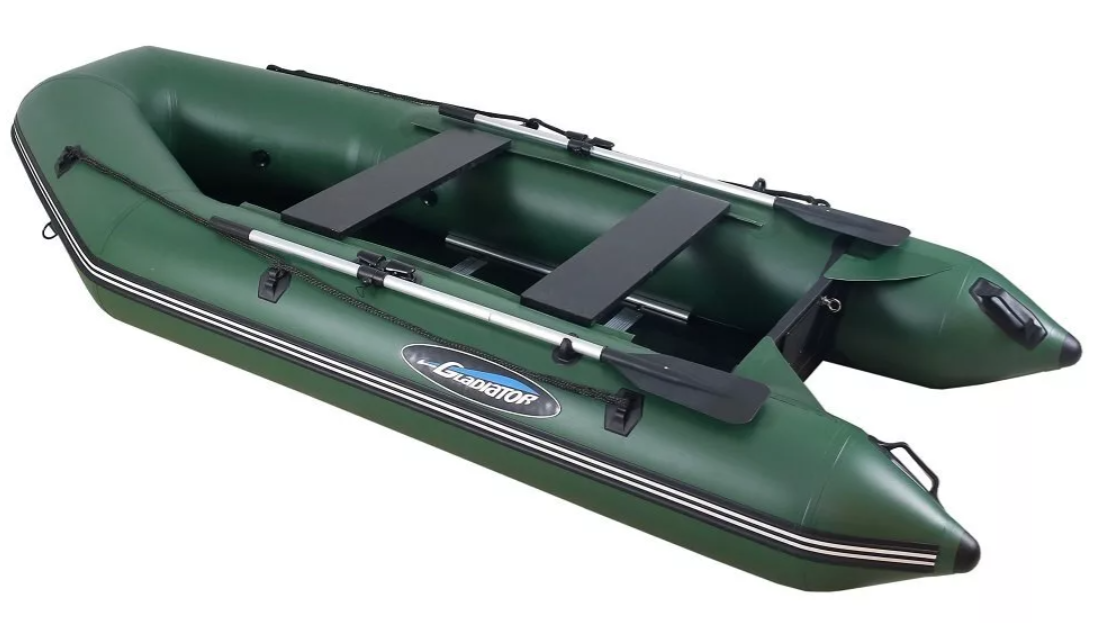 МОТОРНО-ГРЕБНАЯ ЛОДКА ПВХ GLADIATOR А 340 ТК С ФАНЕРНЫМ ПОЛОМ в Тамбове