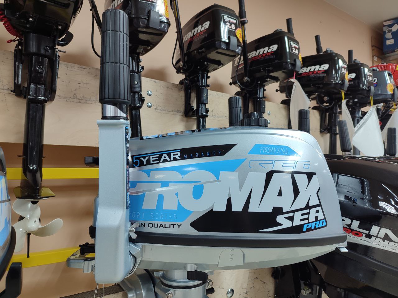 Лодочный мотор PROMAX SP5FHS (внешний бак 12 л) в Тамбове