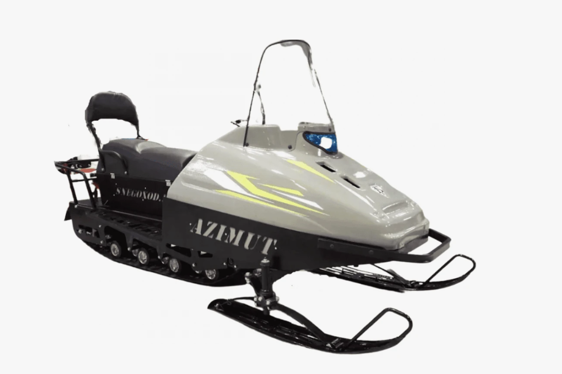 Миниснегоход Бурлак Азимут 24 л.с. , эл.запуск, реверс, тормоз гидравл, капот серый в Тамбове