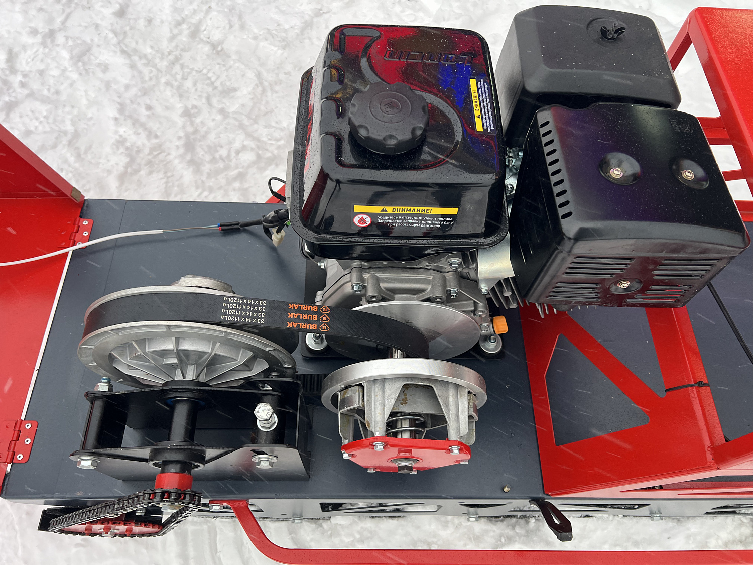 Мотобуксировщик EX-MOTO SNOWDOG S500 15л.с в Тамбове