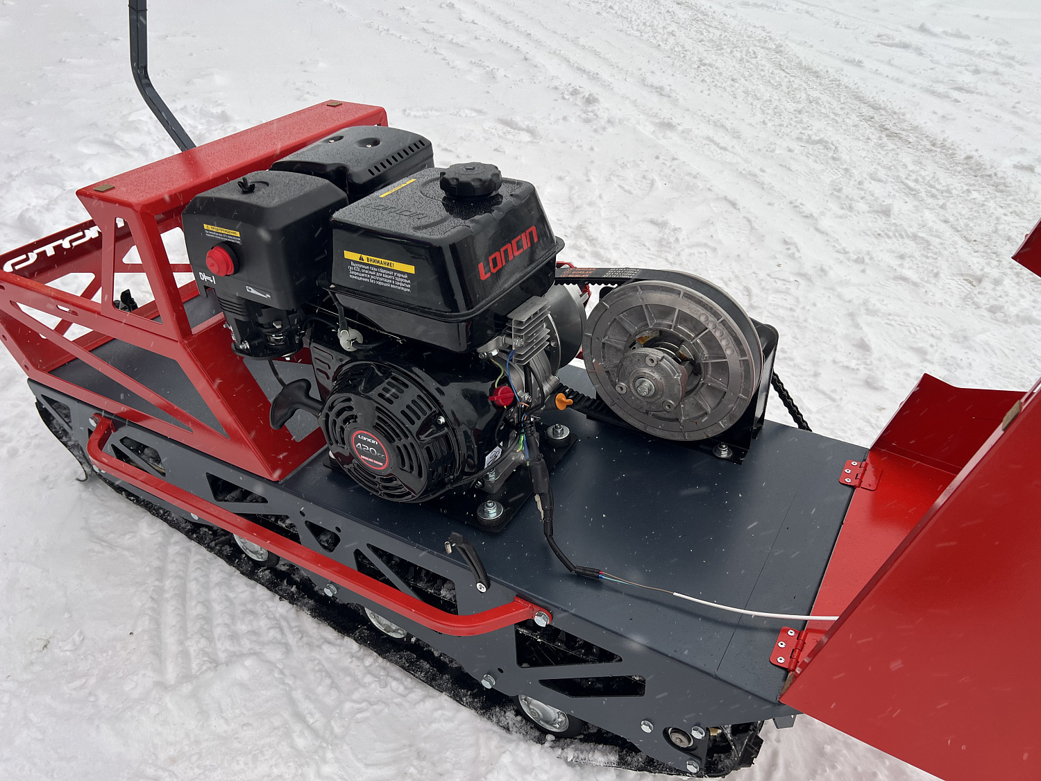 Мотобуксировщик EX-MOTO SNOWDOG S500 15л.с в Тамбове