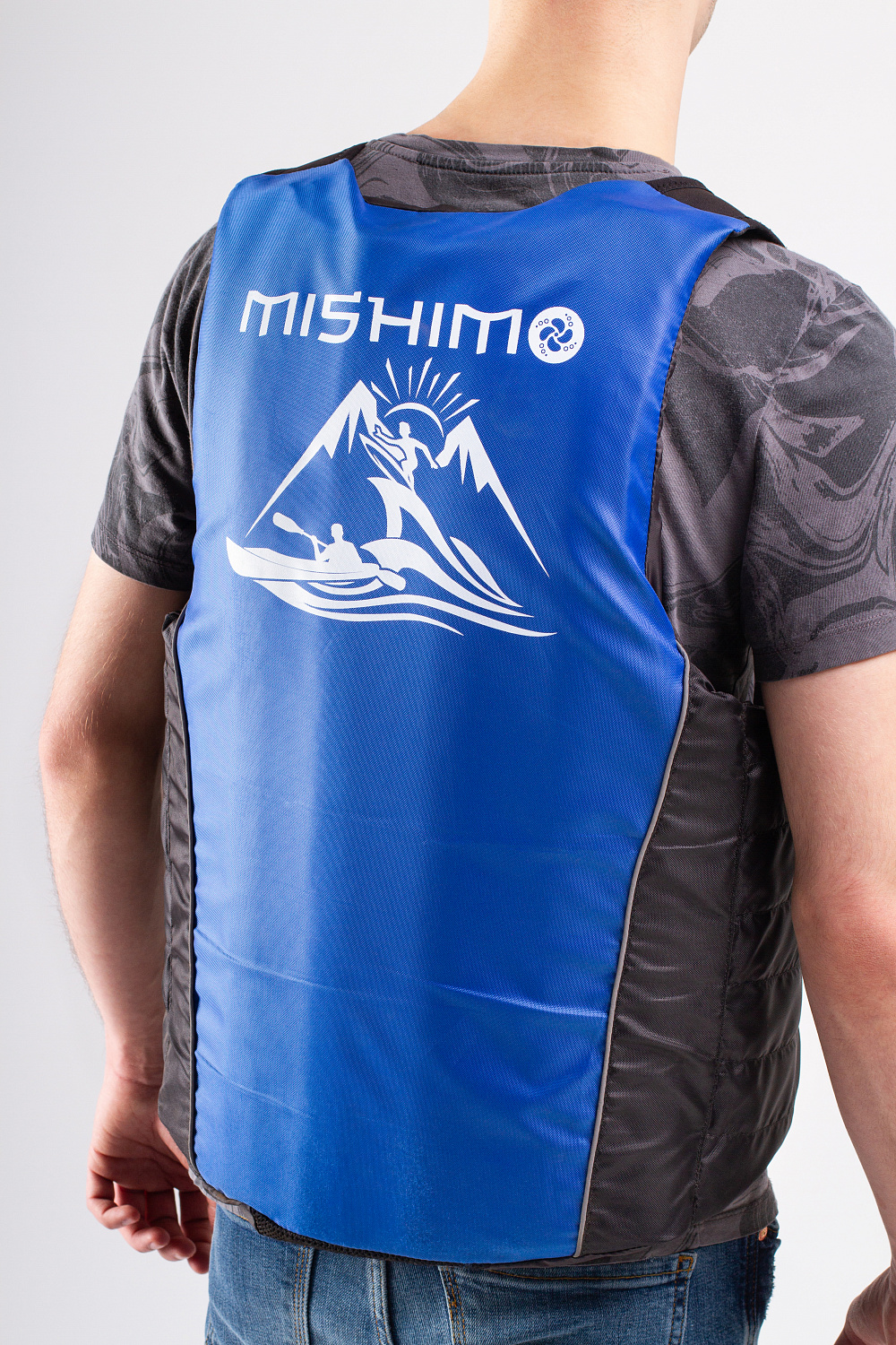 Жилет спасательный MISHIMO PRO Премиум качества Черно-синий в Тамбове