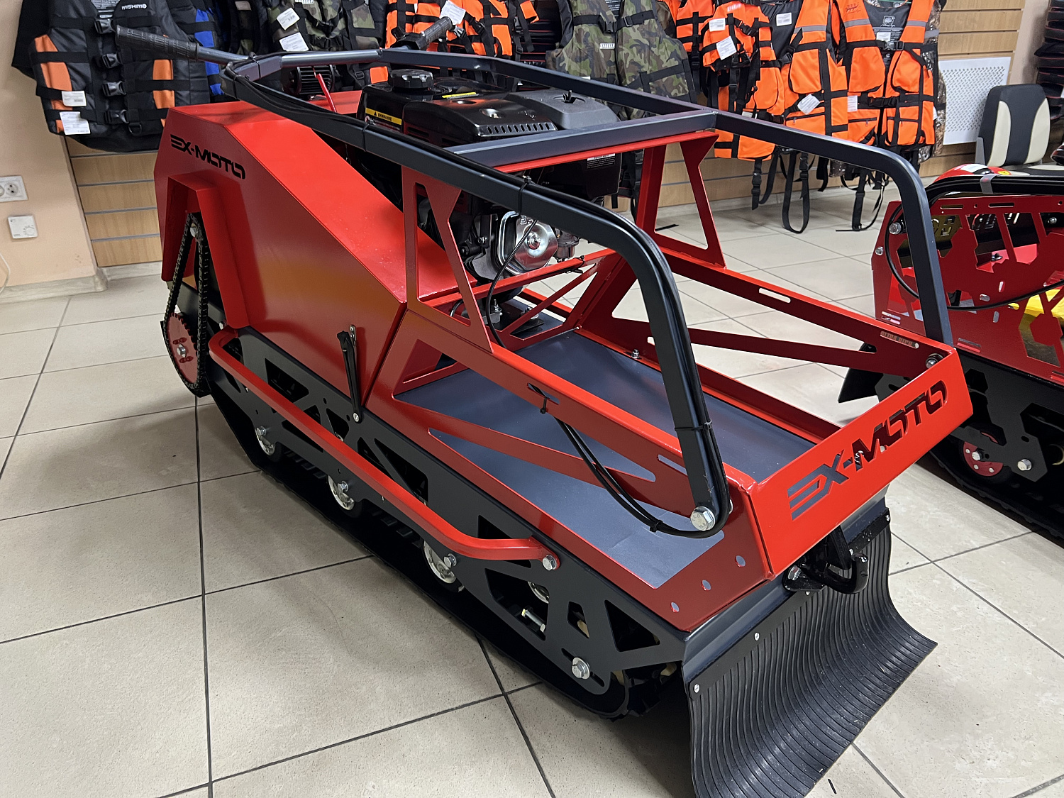 Мотобуксировщик EX-MOTO SNOWDOG S500 15л.с в Тамбове