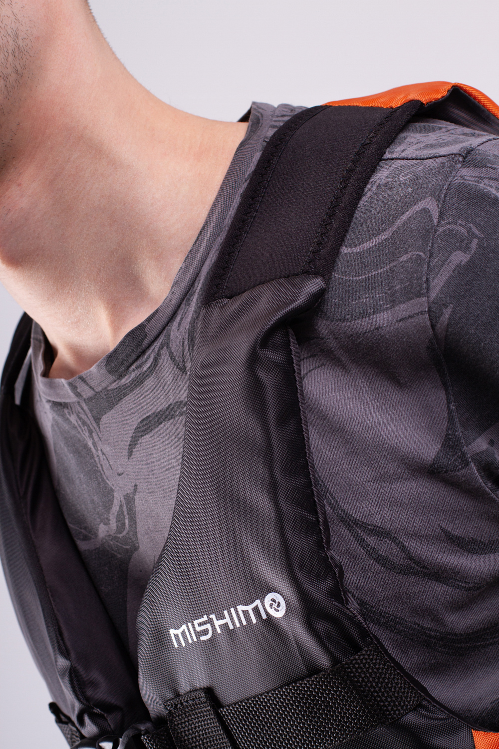 Жилет спасательный MISHIMO PRO Премиум качества Черно-оранжевый в Тамбове