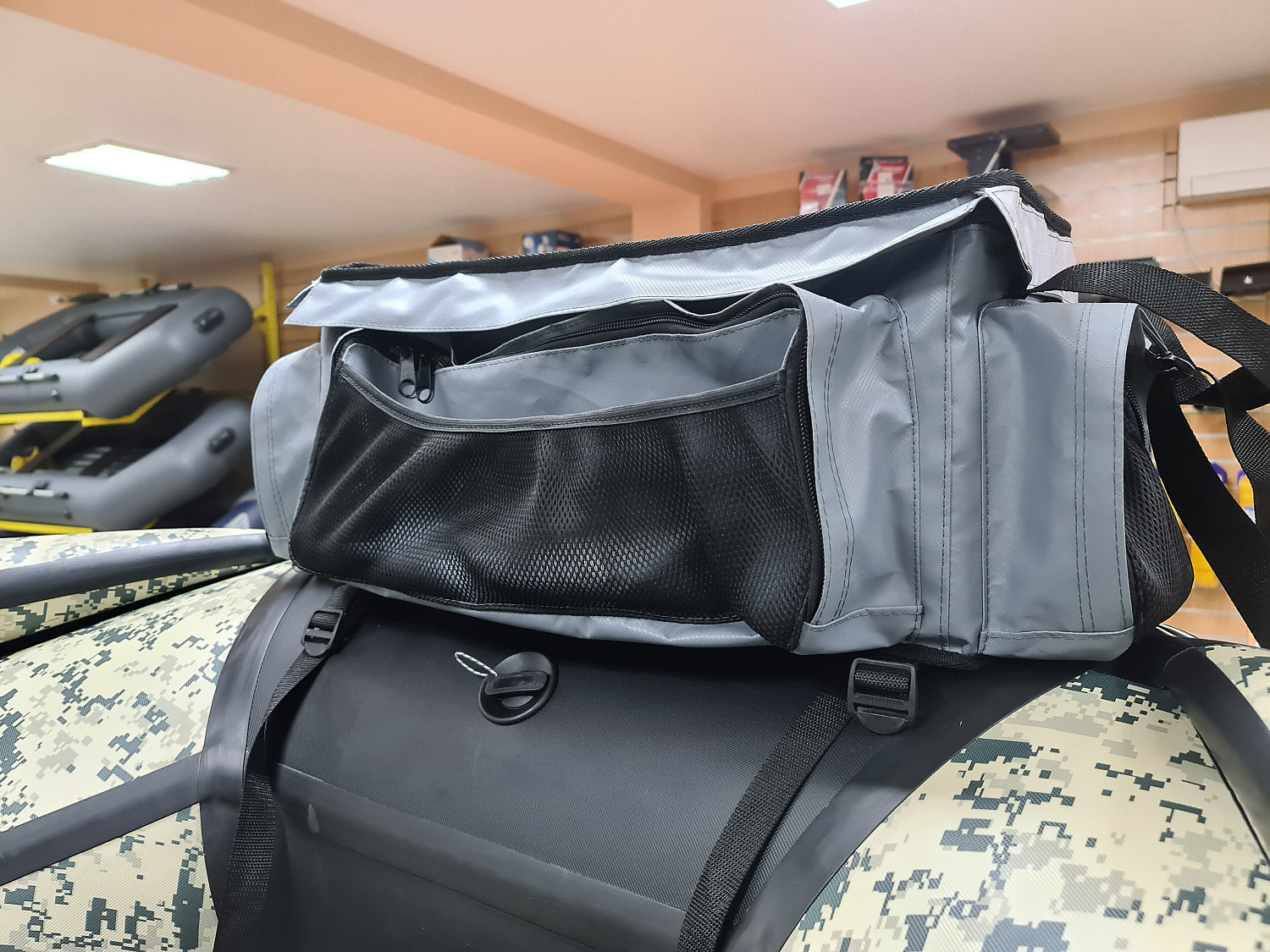 СУМКА ЛЮКС НА БАЛЛОН ДЛЯ ЛОДОК ПВХ 50Х25Х25 СМ в Тамбове